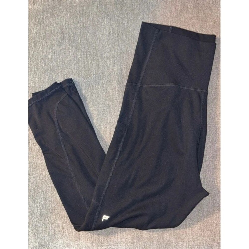 Fabletics PureLuxe Maternity High Waisted Black Leggings